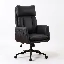 Fauteuil de bureau en cuir Orsay