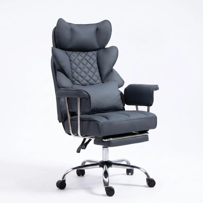 Fauteuil de bureau en cuir Bellagio