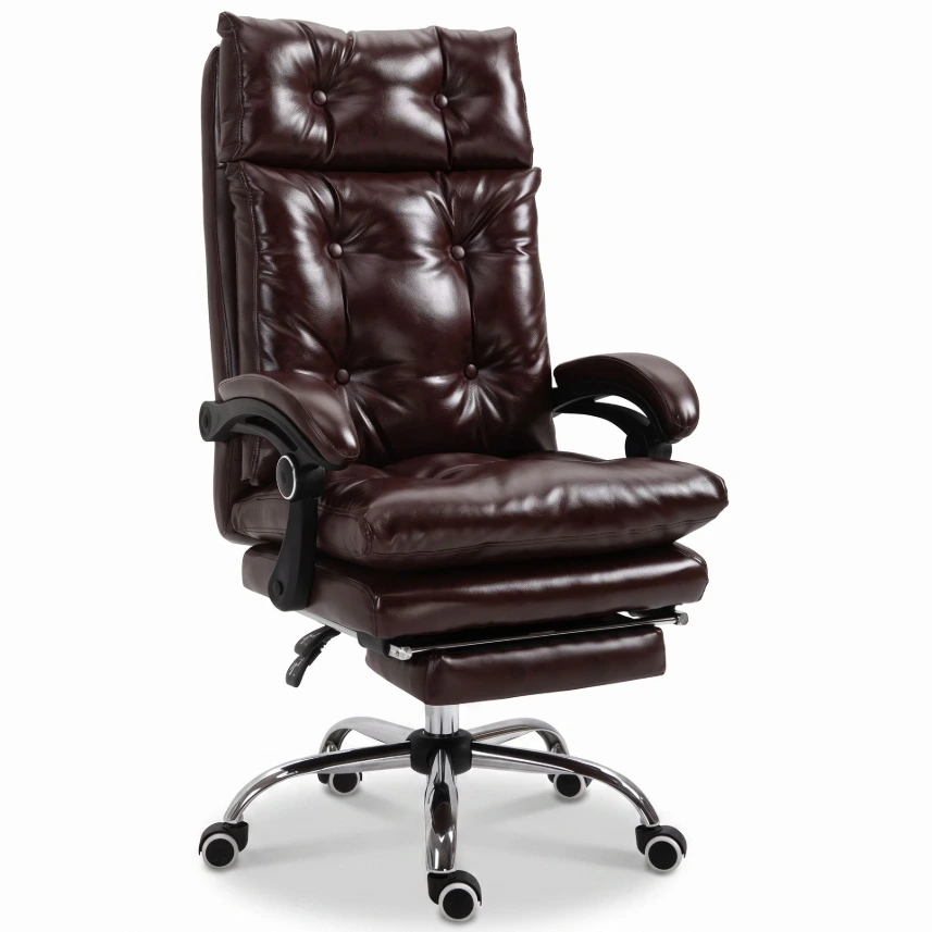 Fauteuil de bureau en cuir Sienna